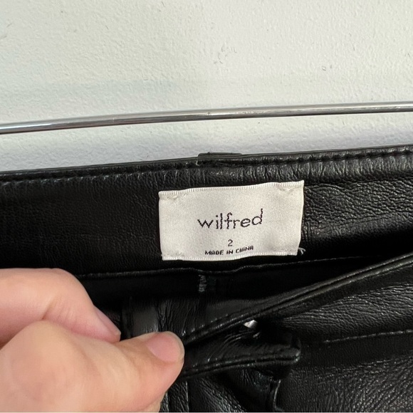 Wilfred Black Straight Leg Pants - Picture 9 of 14